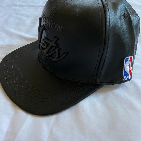 Brooklyn Nets Leather Hat - Picture 6 of 15